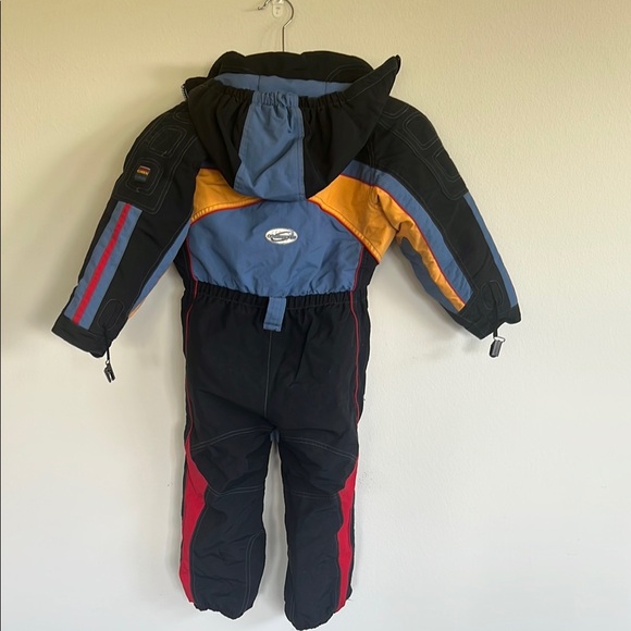 Obermeyer Kids Jacket - Blue, Yellow, Red, Black - Picture 4 of 5